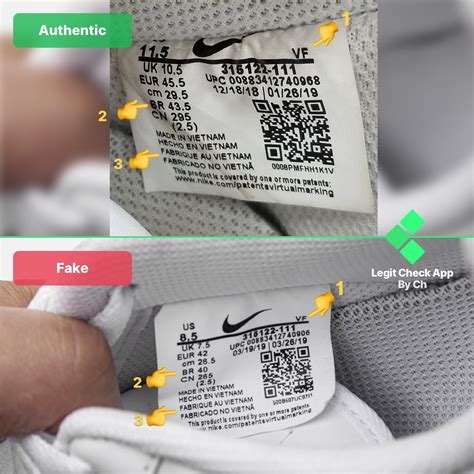 fake vs real nike|how to identify nike sneakers.